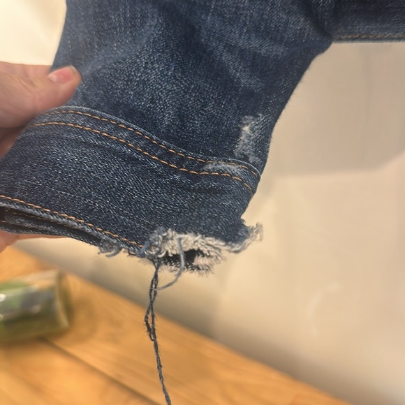 American Eagle Sz M Denim Jean Jacket - Picture 7 of 10